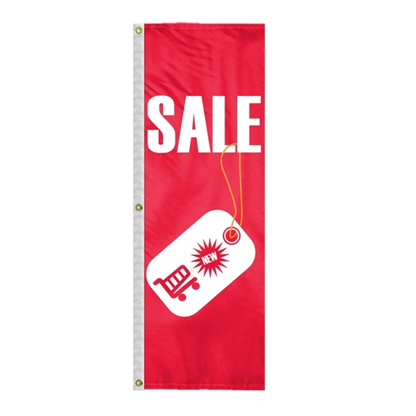 6' x 22" Vertical Limited Edition Design Tower Flag - 6' x 22" Vertical Limited Edition Design Tower Flag - Image 12 of 13