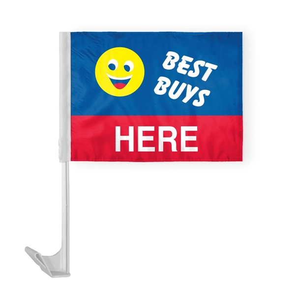 12" x 16" Advertising Car Flag - ePoly - 12" x 16" Advertising Car Flag - ePoly - Image 10 of 28