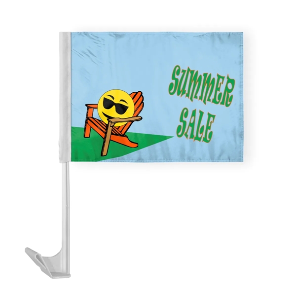 12" x 16" Advertising Car Flag - ePoly - 12" x 16" Advertising Car Flag - ePoly - Image 13 of 28