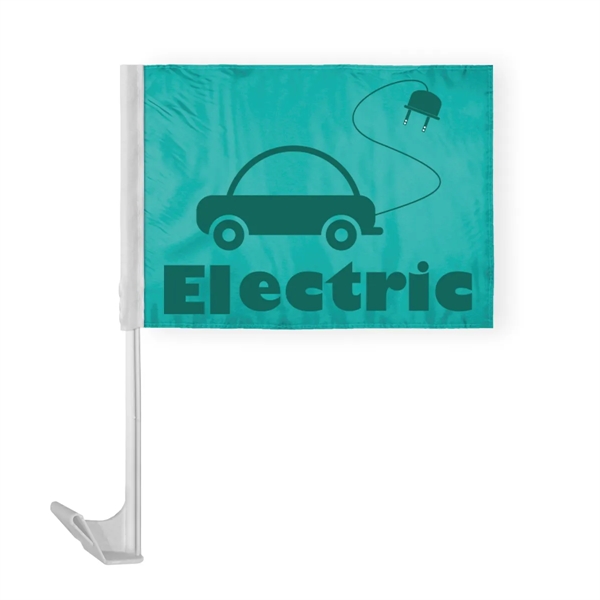 12" x 16" Advertising Car Flag - ePoly - 12" x 16" Advertising Car Flag - ePoly - Image 19 of 28