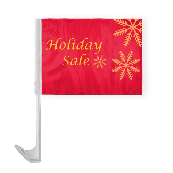 12" x 16" Advertising Car Flag - ePoly - 12" x 16" Advertising Car Flag - ePoly - Image 20 of 28