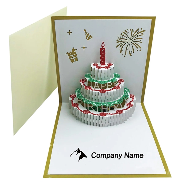 3D Cake Lighted Music Birthday Card - 3D Cake Lighted Music Birthday Card - Image 0 of 4