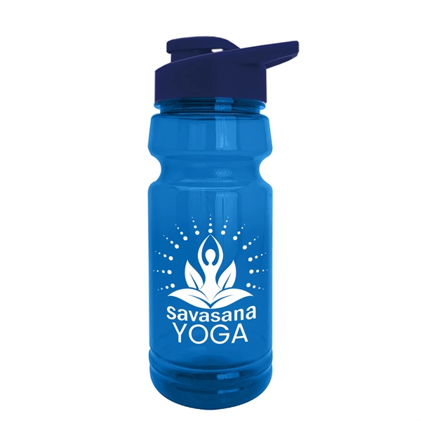 The Trainer - 24 oz. UpCycle rPET Bottle with Drink thru lid - The Trainer - 24 oz. UpCycle rPET Bottle with Drink thru lid - Image 3 of 11