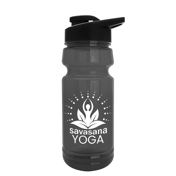 The Trainer - 24 oz. UpCycle rPET Bottle with Drink thru lid - The Trainer - 24 oz. UpCycle rPET Bottle with Drink thru lid - Image 6 of 11