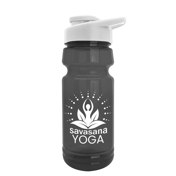 The Trainer - 24 oz. UpCycle rPET Bottle with Drink thru lid - The Trainer - 24 oz. UpCycle rPET Bottle with Drink thru lid - Image 7 of 11