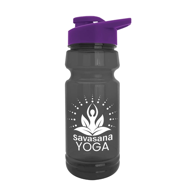 The Trainer - 24 oz. UpCycle rPET Bottle with Drink thru lid - The Trainer - 24 oz. UpCycle rPET Bottle with Drink thru lid - Image 10 of 11