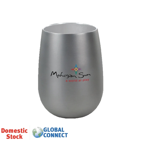 Halcyon® 12 oz. Stainless Steel Wine Glass, Full Color Digi - Halcyon® 12 oz. Stainless Steel Wine Glass, Full Color Digi - Image 4 of 5