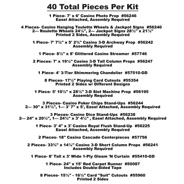 Casino Prom Kit - Casino Prom Kit - Image 1 of 1