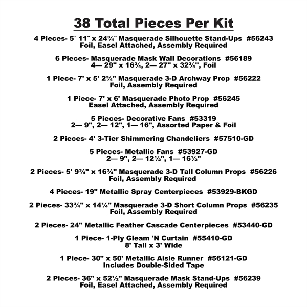 Masquerade Prom Kit - Masquerade Prom Kit - Image 1 of 1