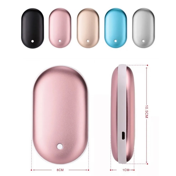 2in 1 Hand Warmer and Rechargeable Power Bank - 2in 1 Hand Warmer and Rechargeable Power Bank - Image 2 of 2