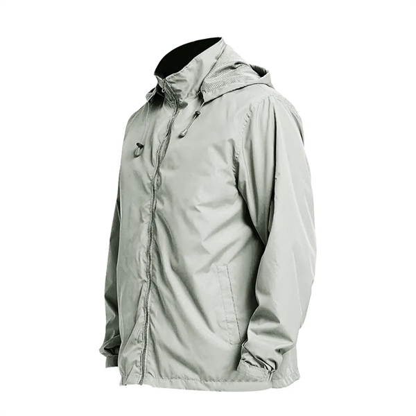 Sport-Tek Men's Tall Hooded Raglan Jacket - Sport-Tek Men's Tall Hooded Raglan Jacket - Image 4 of 4