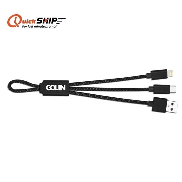 FlexCharge Duo USB-C & Lightning Cable - FlexCharge Duo USB-C & Lightning Cable - Image 0 of 9