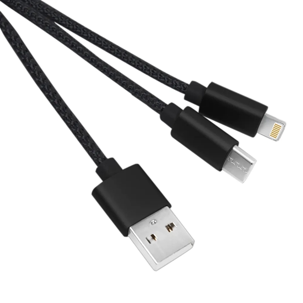 FlexCharge Duo USB-C & Lightning Cable - FlexCharge Duo USB-C & Lightning Cable - Image 3 of 9