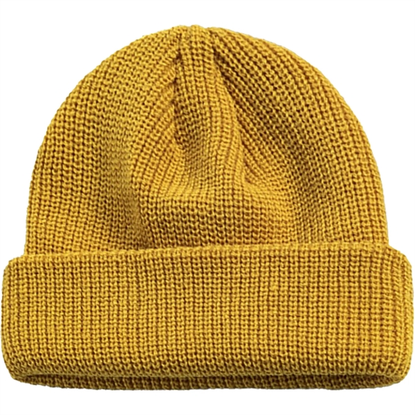 Warm Soft Knitted Beanie Hat Solid Color - Warm Soft Knitted Beanie Hat Solid Color - Image 5 of 18