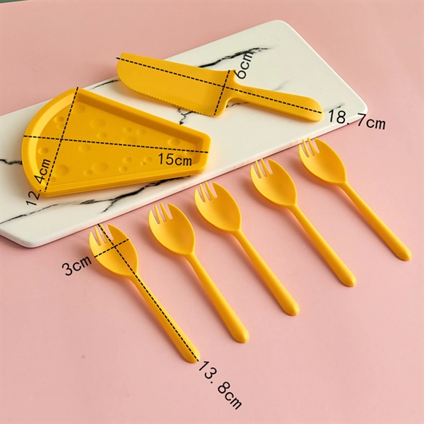 Disposable Plastic Cake Cutlery Set - Disposable Plastic Cake Cutlery Set - Image 3 of 3