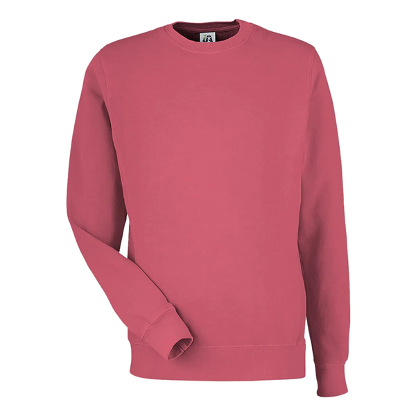 J. America Unisex Pigment-Dyed Fleece Crewneck Sweatshirt - J. America Unisex Pigment-Dyed Fleece Crewneck Sweatshirt - Image 7 of 16