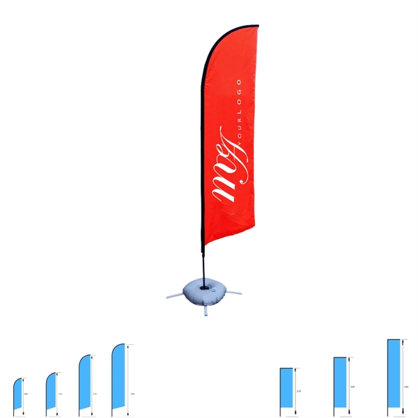 Custom  Feather Banners Marking