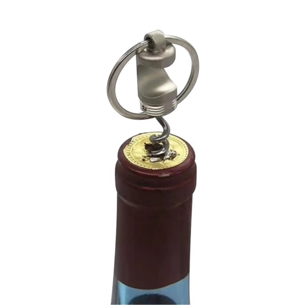 2 In1 Bottle & Wine Opener With Key Ring - 2 In1 Bottle & Wine Opener With Key Ring - Image 7 of 7