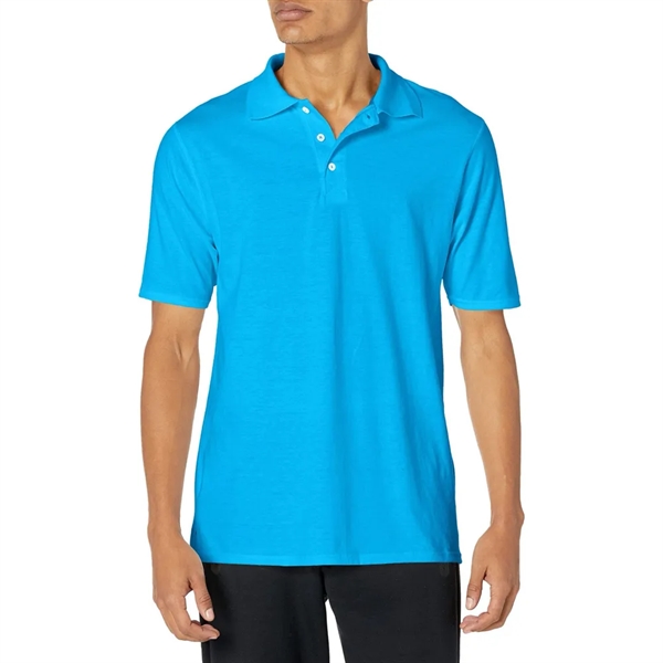 Men's Short Sleeve Cotton Pique Polo Shirt - Men's Short Sleeve Cotton Pique Polo Shirt - Image 4 of 5