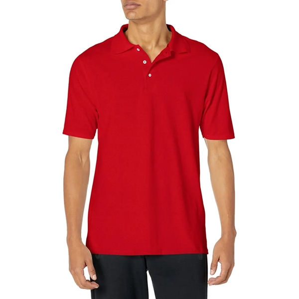 Men's Short Sleeve Cotton Pique Polo Shirt - Men's Short Sleeve Cotton Pique Polo Shirt - Image 5 of 5