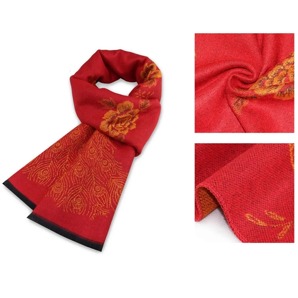 Scarf Thickened For Warmth Double Sided