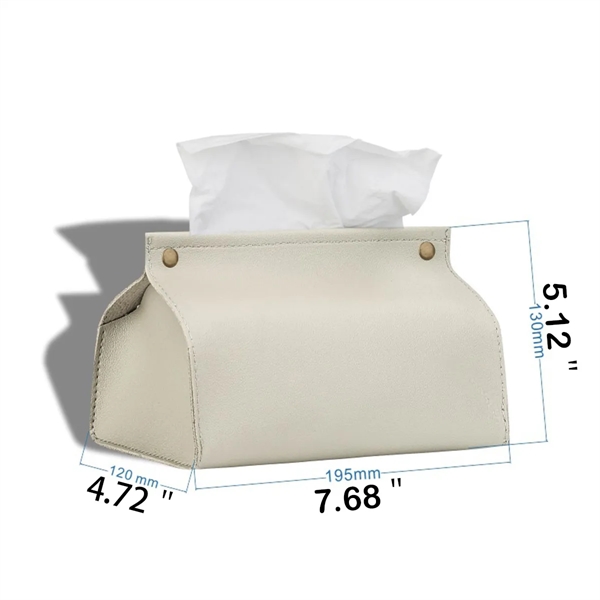 Wholesale PU Paper Bag Facial Tissue Box Cover Holder - Wholesale PU Paper Bag Facial Tissue Box Cover Holder - Image 1 of 6