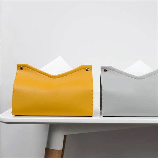 Wholesale PU Paper Bag Facial Tissue Box Cover Holder - Wholesale PU Paper Bag Facial Tissue Box Cover Holder - Image 6 of 6