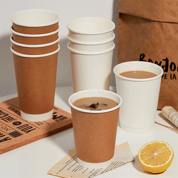 16 Oz Paper Cups with Lids - 16 Oz Paper Cups with Lids - Image 1 of 3