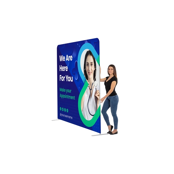 8' Lifetime Backdrop Display - 8' Lifetime Backdrop Display - Image 1 of 3