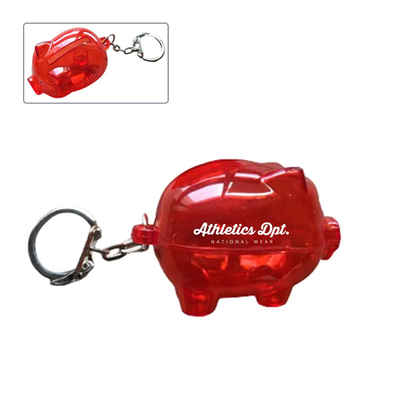 Mini Piggy Coin Bank With Keychain - Mini Piggy Coin Bank With Keychain - Image 0 of 4