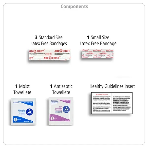 PARKWAY 7 Piece First Aid Kit in Pouch - PARKWAY 7 Piece First Aid Kit in Pouch - Image 19 of 19