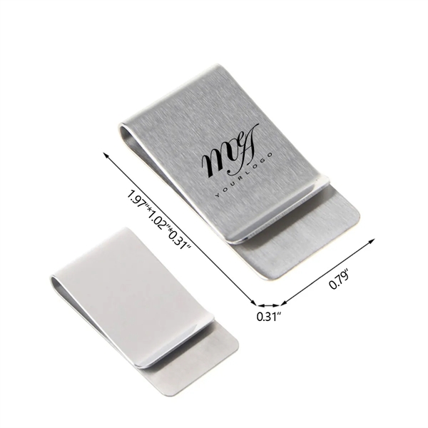 Mini Receipt Change Folder Money Clips Metal - Mini Receipt Change Folder Money Clips Metal - Image 1 of 1