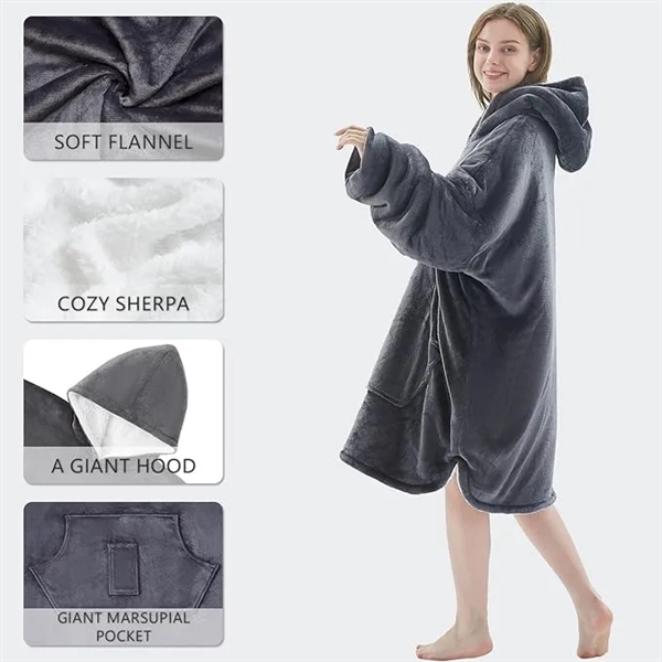 Wearable Blankets, Hoodies, Oversized, Giant Hooded Blankets - Wearable Blankets, Hoodies, Oversized, Giant Hooded Blankets - Image 1 of 1