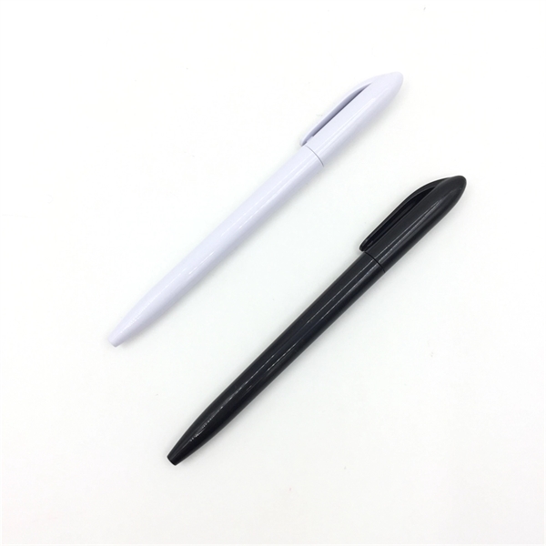 classic Black/white barrel plastic pen - classic Black/white barrel plastic pen - Image 2 of 5