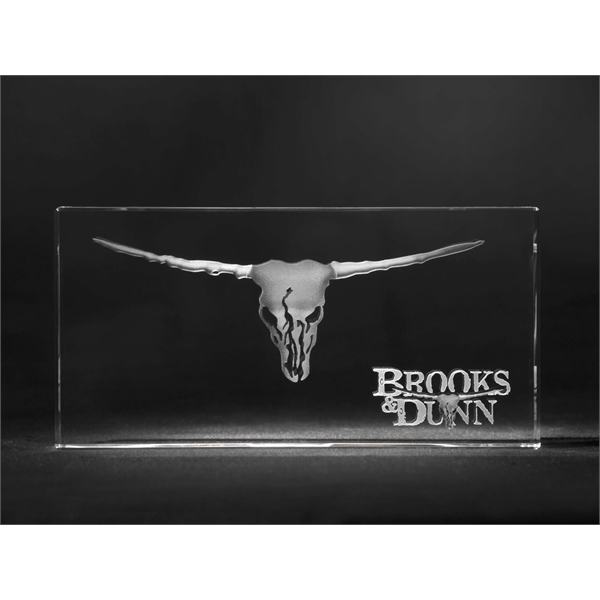 Thin Cut Rectangle Crystal Award - Thin Cut Rectangle Crystal Award - Image 6 of 11