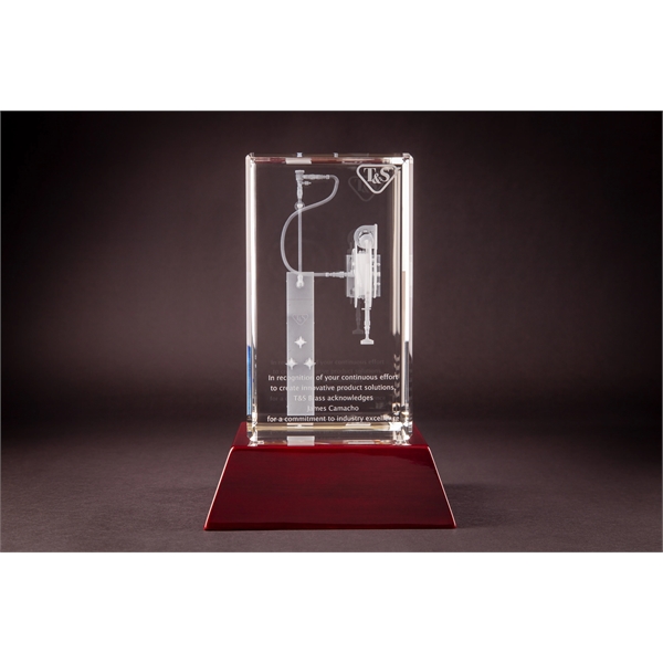 Beveled Rectangle Crystal Award - Beveled Rectangle Crystal Award - Image 15 of 15