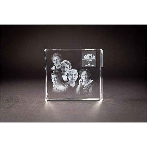 Thin Cut Rectangle Crystal Award - Thin Cut Rectangle Crystal Award - Image 5 of 11