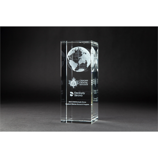 Beveled Rectangle Crystal Award - Beveled Rectangle Crystal Award - Image 8 of 15