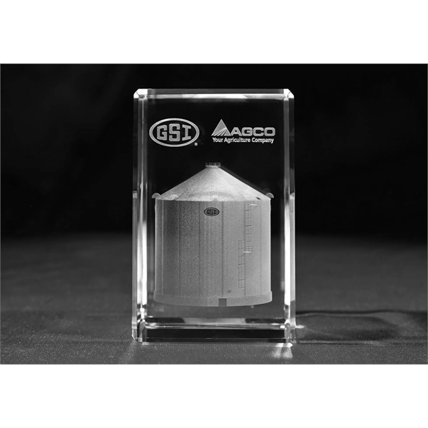 Beveled Rectangle Crystal Award - Beveled Rectangle Crystal Award - Image 4 of 15