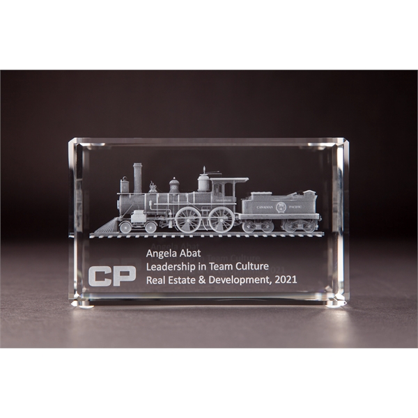 Beveled Rectangle Crystal Award - Beveled Rectangle Crystal Award - Image 9 of 15