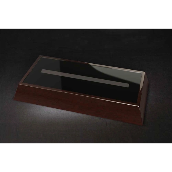 Dark Rosewood Rectangular LED Base - Dark Rosewood Rectangular LED Base - Image 7 of 8