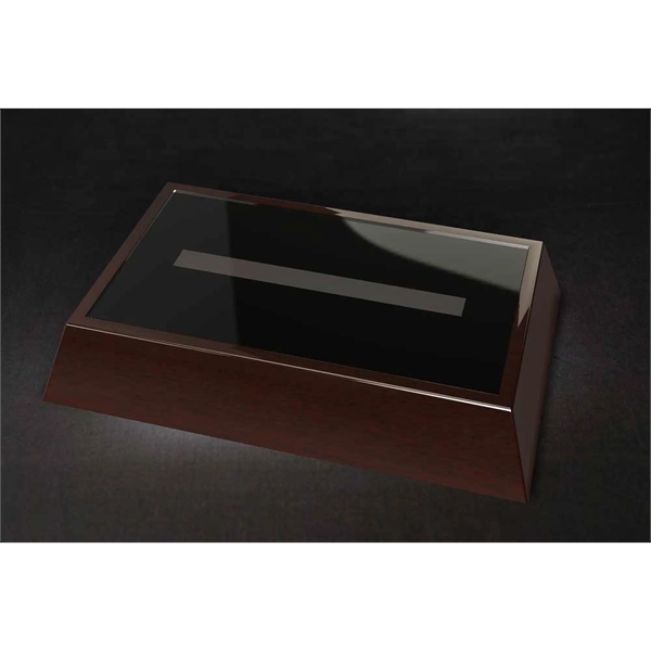 Dark Rosewood Rectangular LED Base - Dark Rosewood Rectangular LED Base - Image 8 of 8