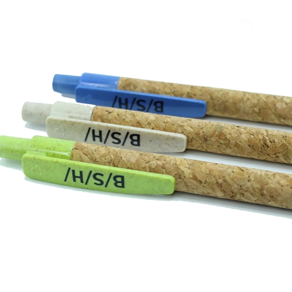 Cork And Wheat Straw Ballpoint Pen - Cork And Wheat Straw Ballpoint Pen - Image 1 of 2