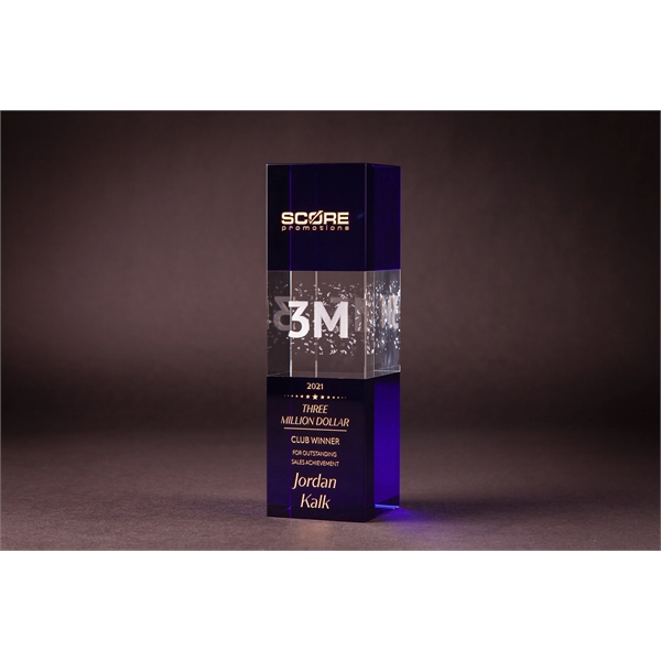 Custom Excelsior Award w/ Glass Sections
