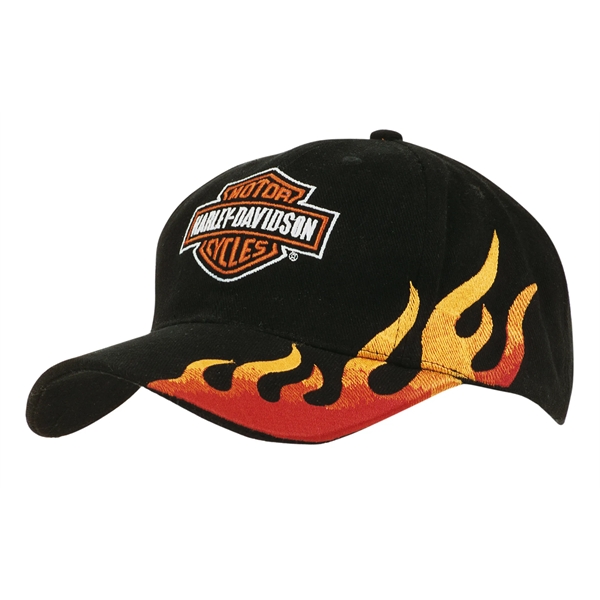 Brushed Heavy Cotton with Flame Embroidery - Brushed Heavy Cotton with Flame Embroidery - Image 0 of 12