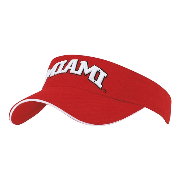 Brushed Heavy Cotton Visor - Brushed Heavy Cotton Visor - Image 0 of 8
