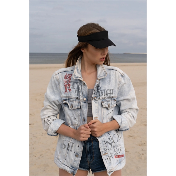 Brushed Heavy Cotton Visor - Brushed Heavy Cotton Visor - Image 5 of 8