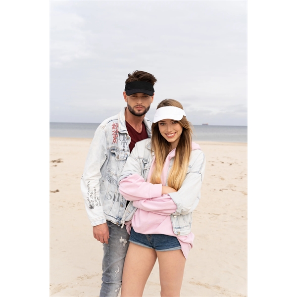 Brushed Heavy Cotton Visor - Brushed Heavy Cotton Visor - Image 7 of 8