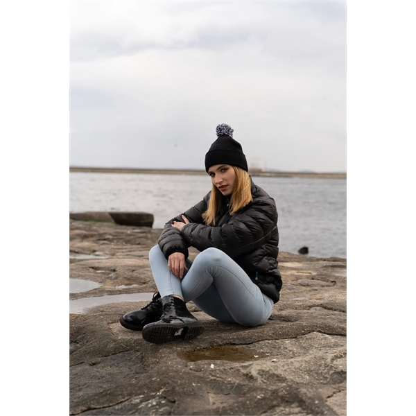Acrylic Beanie with PomPom - Acrylic Beanie with PomPom - Image 5 of 8