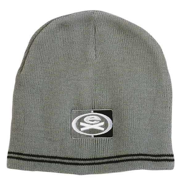 Skull Acrylic Beanie - Toque with Stripes - Skull Acrylic Beanie - Toque with Stripes - Image 0 of 0